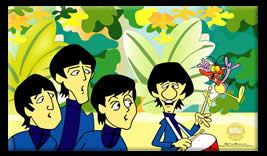 The Beatles Saturday Morning Cartoons - Hand Painted Cels