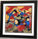 STRAWBERRY FILEDS FRAMED CEL